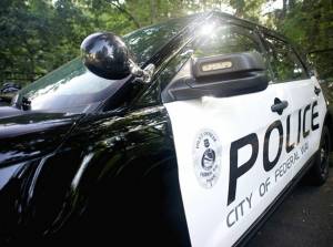 FWPD is investigating a robbery at KeyBank on SW Campus Drive this morning. Courtesy photo.