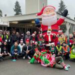 Volunteers from South King Fire and Rescue, the City of Federal Way and We Love Our City gathered at the Federal Way Cares for Kids event at Grace Church in Federal Way. Photo courtesy of South King Fire and Rescue