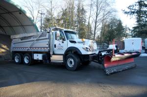 Public works crews prepare to de-ice the streets. City of Federal Way photo