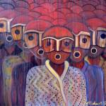 Image courtesy of MMIWP 2022 Interim Report
A major reference for the Washington State MMIWP Task Force Summit was the 2022 Interim Report which was released in August. The art used for the report is by Malynn Wilbur-Foster, a Salish artist from the Squaxim Island, Skokomish Nations and an MMIWP family member.