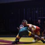 Raider captain Kayle Bearson working his opponent in the duel against Kentridge. Ben Ray/ The Mirror