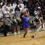 Eagle senior Daesean Johnson-Holiman looks for a teammate. Photo by Ben Ray/Sound Publishing