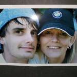 Joshua King, left, with his mother. Photo courtesy of Steve King