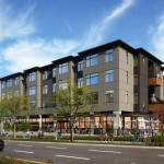 This architectural rendering by Bumgardner Architects shows what the finished Redondo Heights development might look like from the street view level.