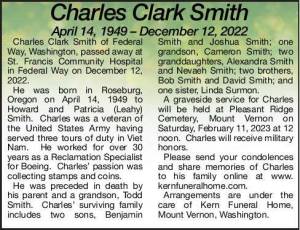 Charles Clark Smith | Obituary