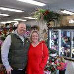 Owners Stephen Kostresh and Carla Kostresh pictured inside the Federal Way Buds and Blooms location on Valentines Day, Feb. 14. Olivia Sullivan / the Mirror