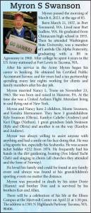 Myron S. Swanson | Obituary