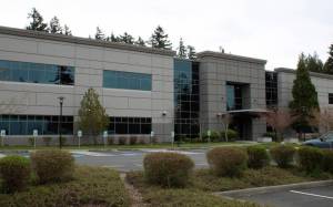 The former DeVry building temporarily houses schools during the construction of new elementary schools. Olivia Sullivan / The Mirror