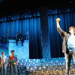 The trio of Annabeth, Grover and Percy meet with Hades (DiAngelo Terrana) himself in the Underworld. Alex Bruell / The Mirror