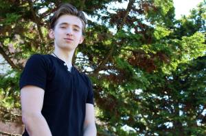 Alex Bruell / The Mirror 
Samuel Pierce, 17, is a local high school student and filmmaker who plans to attend the Vancouver Film School. His new film, The Get Rich Quick Scheme, was made with the help of local Federal Way school district students.