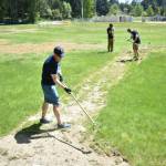 Volunteers helping out on Federal Way National field 4. Ben Ray/ The Mirror