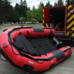 South King Fire and Rescues new inflatable rescue boat is intended for inland water rescues, such as lakes or rivers. Olivia Sullivan / The Mirror