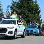 Alex Bruell / The Mirror 
The Marine Hills Swim & Tennis Club celebrated their 60th season May 20 during their annual parade. The event marks the opening of the club, located at 600 S 302nd St, Federal Way.
