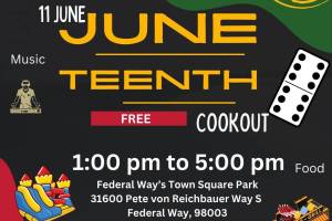 The Federal Way Black Collective hosts a Juneteenth cookout June 11.
