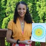 Alex Bruell / The Mirror
Ivone Langford, a Federal Way resident, holds her design that will be used at the upcoming Sound Transit link light rail Kent / Des Moines station.