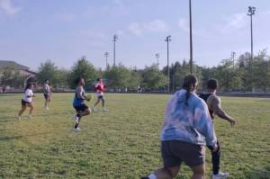The Federal Way Warriors practicing rugby on July 6. Joshua Solorzano / Sound Publishing