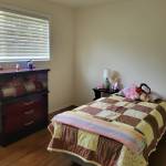 Photo courtesy of FUSION 
A room at one of FUSIONs transitional housing units.