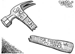 Cartoon by Frank Shiers