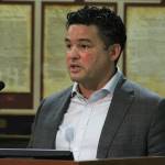 Photo by Alex Bruell / The Mirror
Leo Flor, director of community and human services for Public Health  Seattle & King County, presents an update to the Federal Way City Council on the countys Health through Housing Initiative.