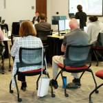 Debra and John Nelson observe the proceedings into their sons death during the inquest on Aug. 14, 2023. (Photo by Keelin Everly-Lang/The Mirror)