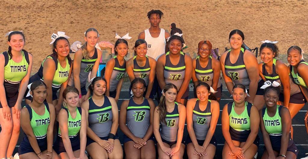 Photo Provided by TBHS.
Todd Beamer High School cheer team.