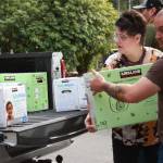 Photo by Keelin Everly-Lang / The Mirror
Alicia Tomlan and Officer Michael James of The Federal Way Police Officers Guild.