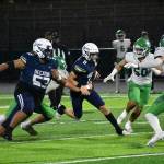 Junior Spencer Holloway makes a cut with the ball in his hands. Ben Ray / The Mirror