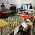 Photo by Keelin Everly-Lang / The Mirror 
Volunteer Hank has been supporting the MSC food bank for over 20 years.