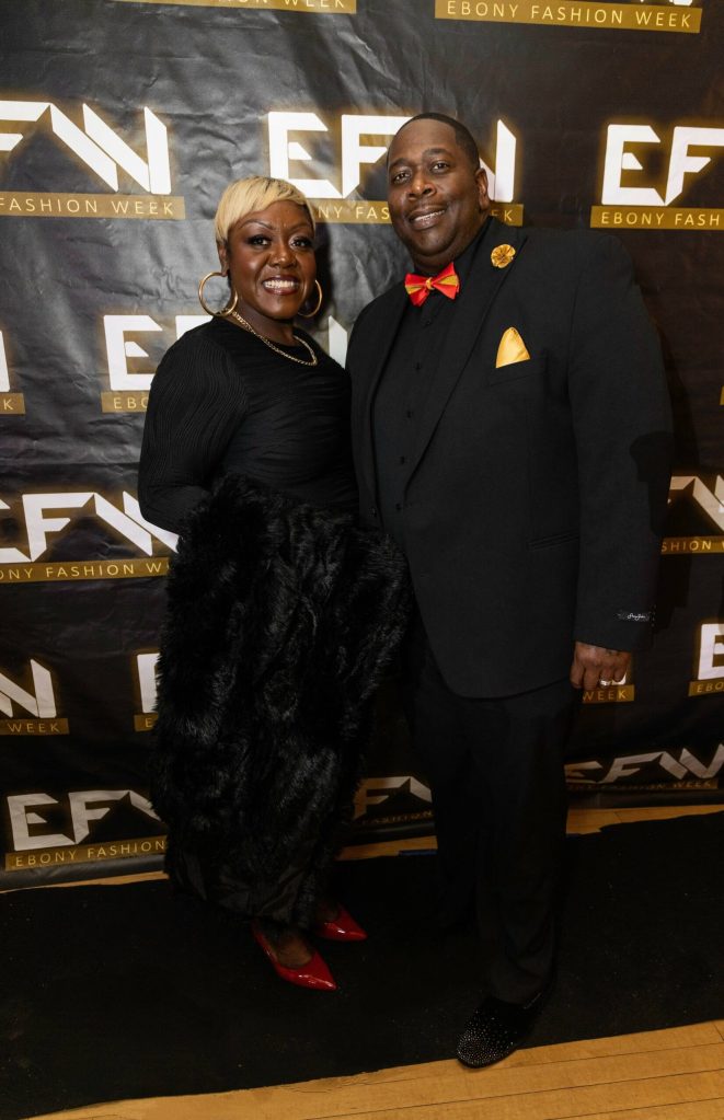 The Fostering Fashion family Josey and Felicia Dennis at Ebony Fashion Week. Photo by: Victor Jones (@genericvik)