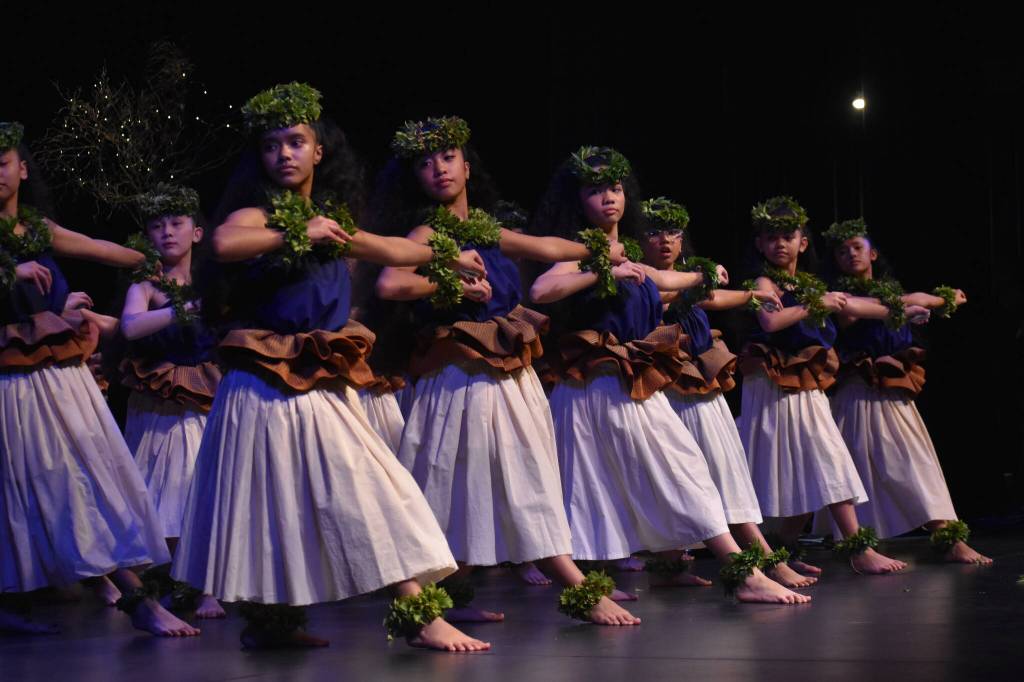 The Hui Hololio performed by dancers from the Ke`ala `O Kamailelauli`ili`i Foundation hālau. Photo by community member and photographer @t.g.koz on Instagram