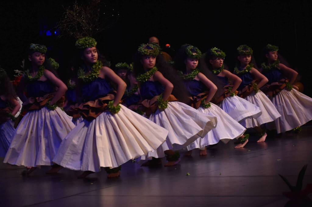The Hui Hololio performed by dancers from the Ke`ala `O Kamailelauli`ili`i Foundation hālau. Photo by community member and photographer @t.g.koz on Instagram