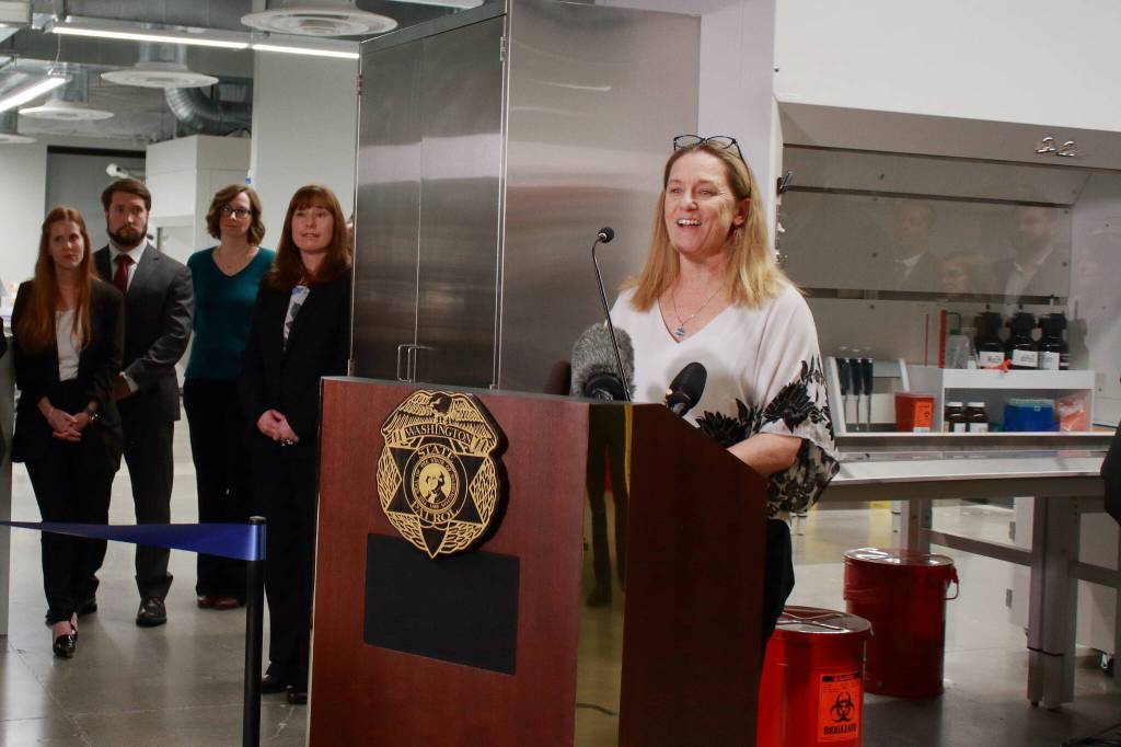 Dr. Fiona Couper, Director of the Forensic Laboratory Services Bureau. Photo by Keelin Everly-Lang / The Mirror