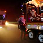 Families enjoyed meeting Santa during the parade on Dec. 12. Photo by Keelin Everly-Lang / The Mirror