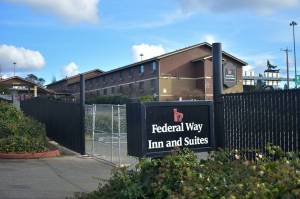 The Federal Way Inn and Suites at 1688 S. 348th St., which was formerly the Red Lion hotel. Photo taken in February 2023. (Mirror file photo)