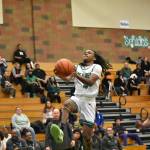 Senior Avion McLemore goes up for a transition bucket. Ben Ray / The Mirror