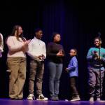 Youth shared their favorite quotes by Dr. Martin Luther King Jr. as part of the event at the Federal Way Performing Arts and Event Center. this year. Photo by Keelin Everly-Lang / The Mirror.