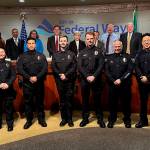Photo by David Solano / City of Federal Way
New police officers at the Federal Way Police Department.