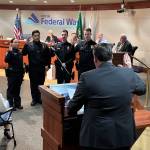 Photo by David Solano / City of Federal Way
New officers were sworn in by Mayor Ferrell.