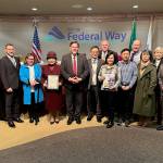 Photo by David Solano / City of Federal Way
Photo by David Solano / City of Federal Way
At its meeting Jan. 16, the Federal Way City Council shared a proclamation designating Jan. 13, 2024, as Korean American Day.