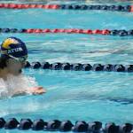 Decatur swimmer in the breaststroke event. Ben Ray / The Mirror