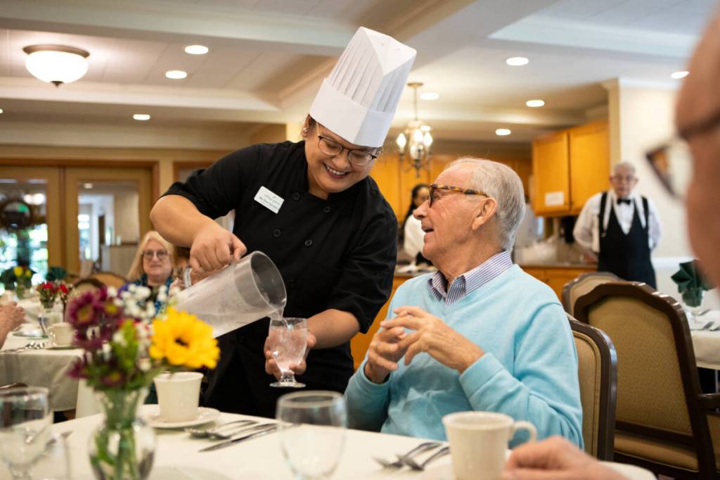 Resolve to drink at least eight glasses of water a day, and to enjoy a well-balanced diet as part of a healthy lifestyle. Photo courtesy VillageGreen