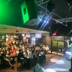 A karaoke singer competes in front of a packed crowd during the International Karaoke Federations competition last year. (Photo provided by Garvaundo Hamilton)
