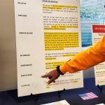 Racial restrictions were common throughout the past century in Seattle and the surrounding cities, including Federal Way. Delbert Richardson points out a restriction example in North Bend. Photo by Keelin Everly-Lang / The Mirror