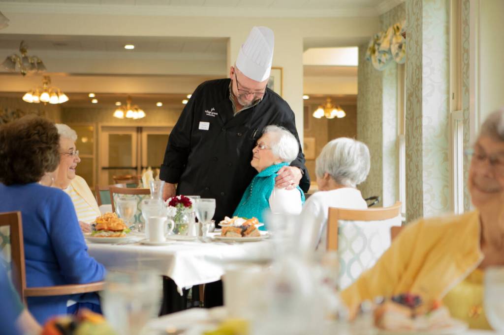 Village Green Senior Living supports and enhances residents heart health with nourishing, healthy menu. Photo courtesy Village Green Senior Living