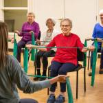 Fitness programs tailored to each residents abilities ensure everyone can enjoy the benefits of an active, heart-healthy lifestyle. Photo courtesy Village Green Senior Living