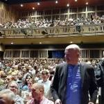 Councilmember Jack Walsh was one of the audience members in the packed theater at the Mayors State of the City Address. Photo by Keelin Everly-Lang / The Mirror