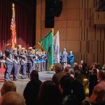The Todd Beamer JROTC presented the colors and the Federal Way Chorale sang the National Anthem at the Mayors State of the City address. Photo by Keelin Everly-Lang / The Mirror