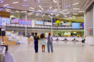 Photo by Keelin Everly-Lang / The Mirror.
Three youth leaders from the African Young Dreamers Empowerment Project International (AYDEPI) speak at the organizations Winter Ball in December 2023. AYDEPI is sponsoring an upcoming Black History Event on Feb. 24 at the same location.