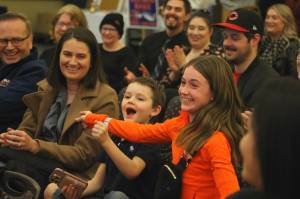 File photo
Raffle winners show their surprise at last years Best of Federal Way event. This years Best of Federal Way is March 6 at the Federal Way Community Center. Check out local vendors, win raffle prizes and celebrate the citys favorite people, businesses and more.