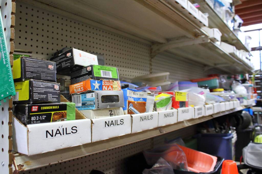 Next time you think you might need to head to a hardware store to purchase nails or other maintenance tools, a visit to the tool library might meet the same need. Photo by Keelin Everly-Lang / The Mirror
Next time you think you might need to head to a hardware store to purchase nails or other maintenance tools, a visit to the tool library might meet the same need. Photo by Keelin Everly-Lang / The Mirror